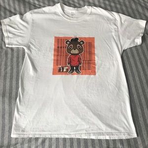 Kanye West T Shirt Life Of Pablo Bear White TLOP